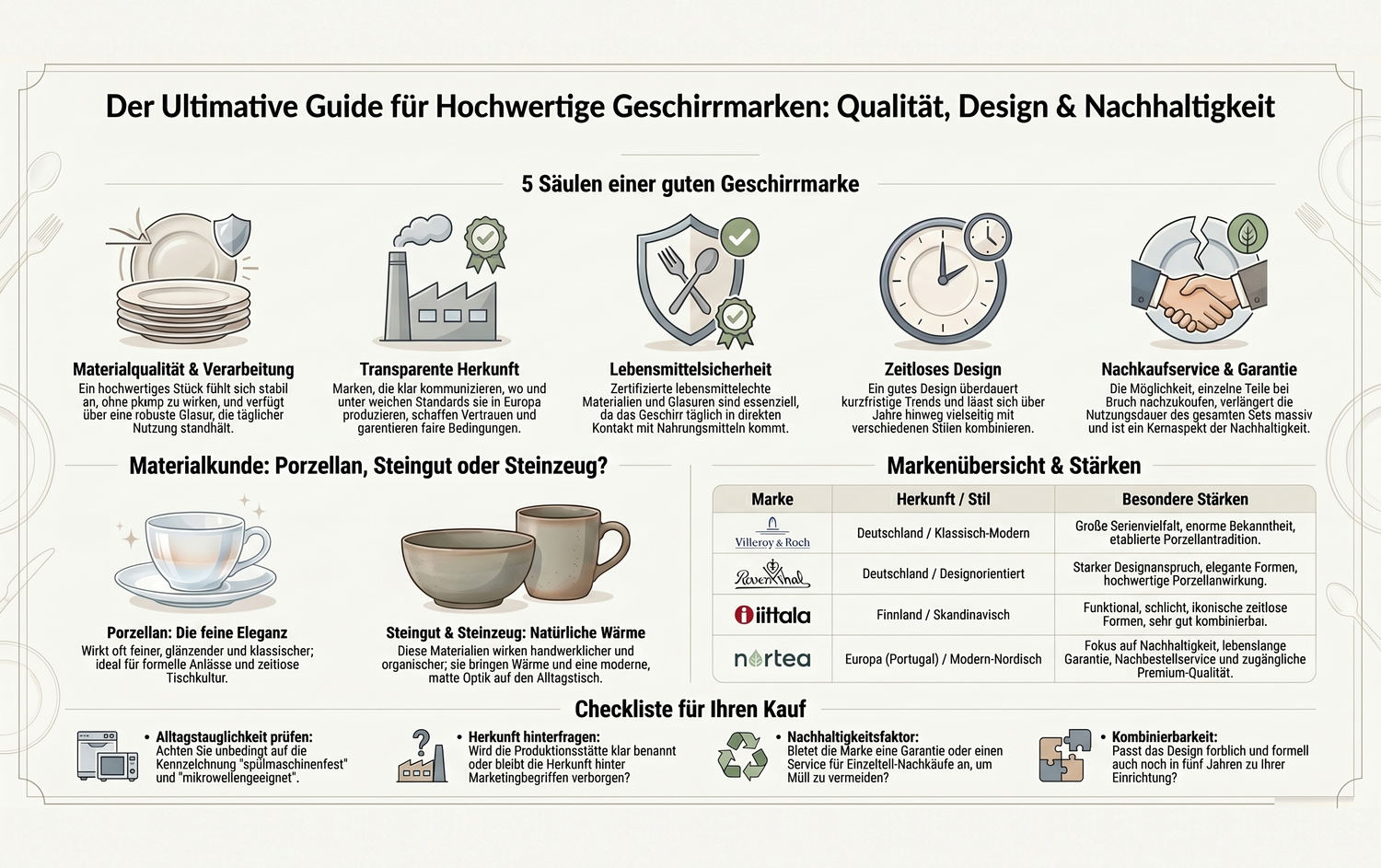 hochwertiges geschirr marken