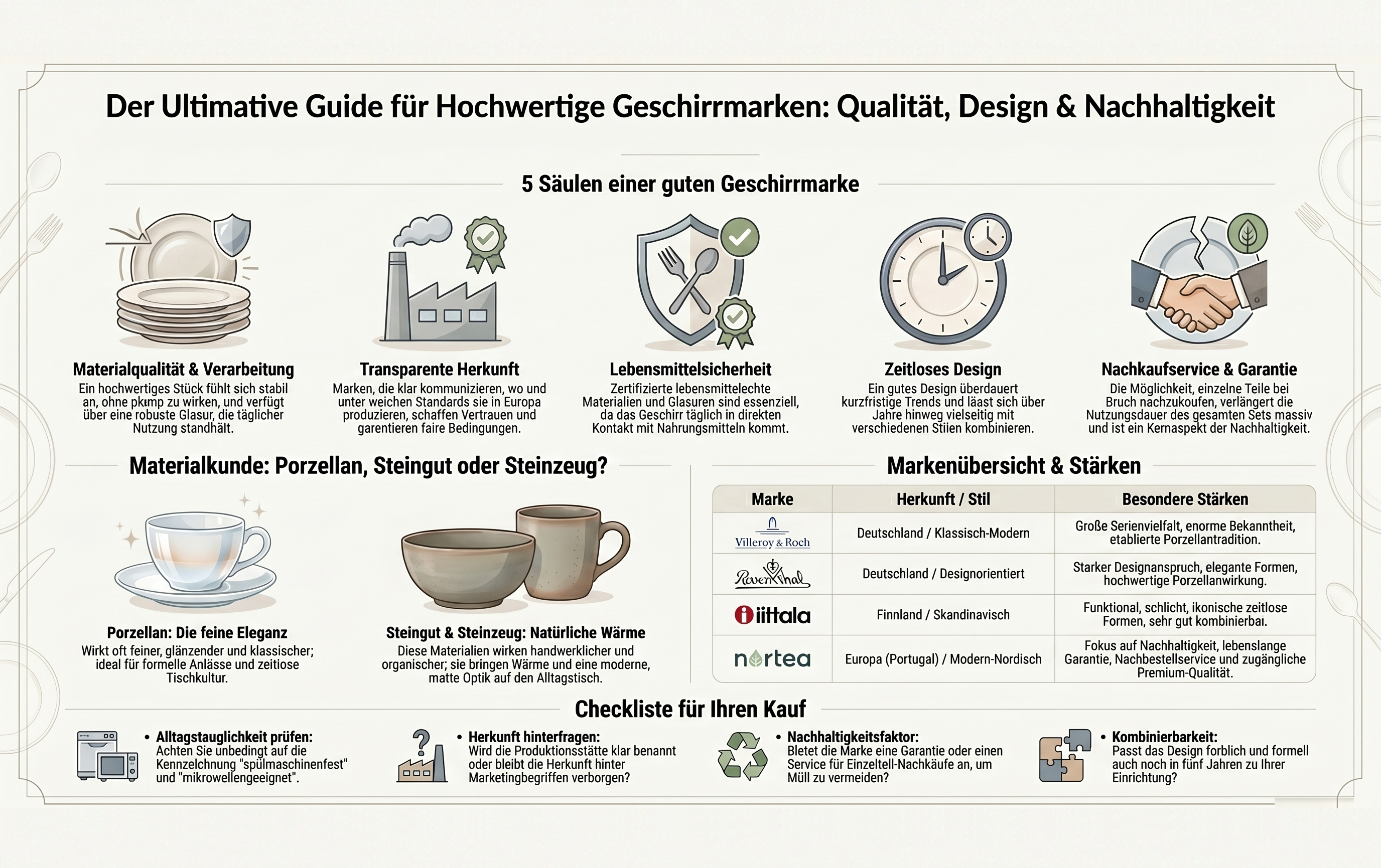 hochwertiges geschirr marken